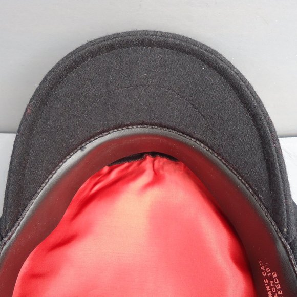 Vintage Greek fisherman’s black wool blend cap. main image 4